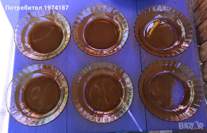 Ново. 6 броя чинии Аркопал, снимка 1