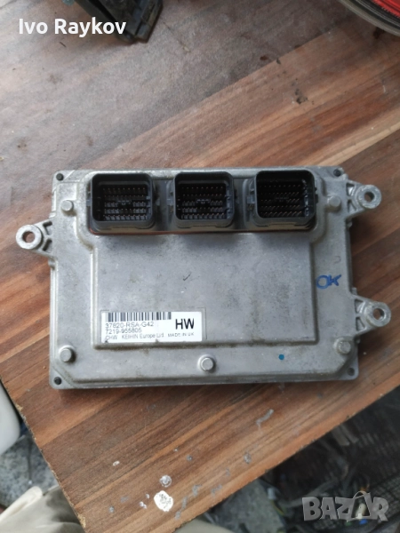 двигател ECU HONDA Civic 8 generation (2005-2012) , 37820-RSA-G42 , снимка 1
