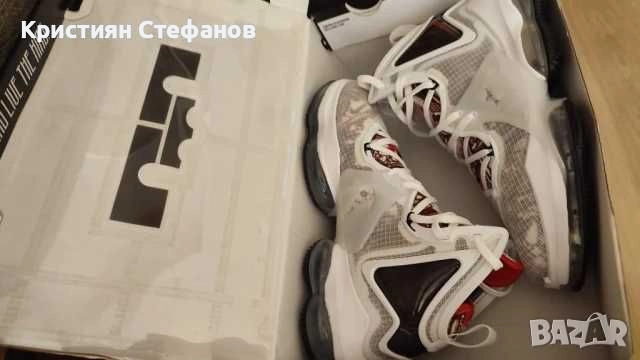 Nike Обувки за баскетбол Lebron XIX CZ0203 101 Бял, снимка 1