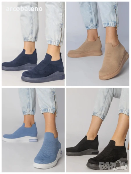 Дамски кецове тип чорап Merinsa, 4цвята , снимка 1