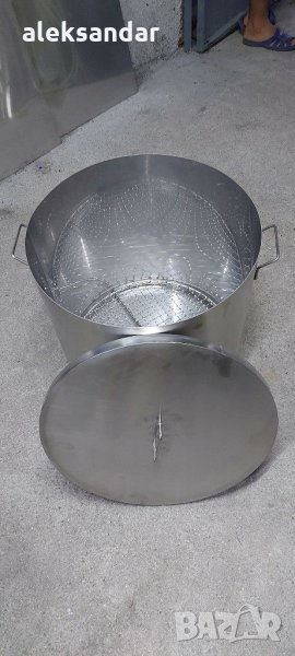 Казан 100 литра +решетка+капак, снимка 1