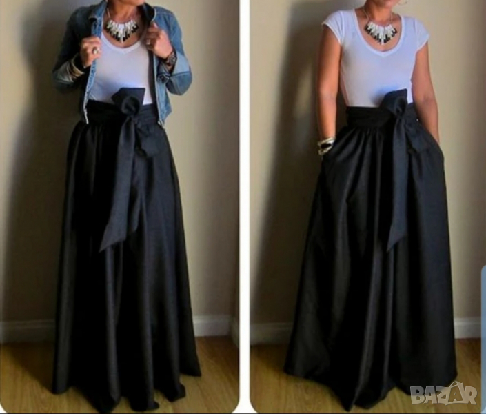 Дълга пола с висока талия, снимка 1