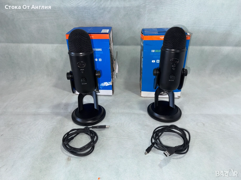 Настолен микрофон Logitech Blue YETI, снимка 1