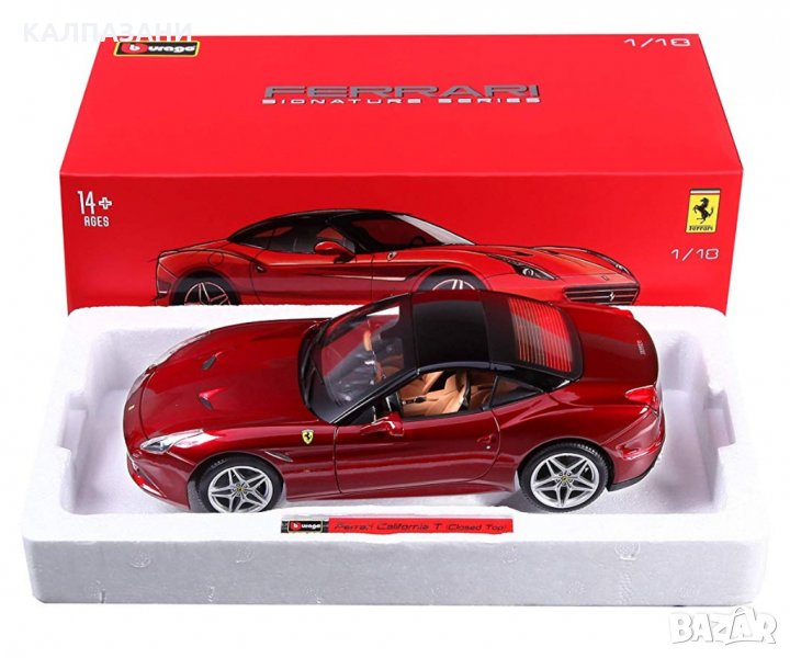 Bburago Ferrari - Ferrari California T, бяло, снимка 1
