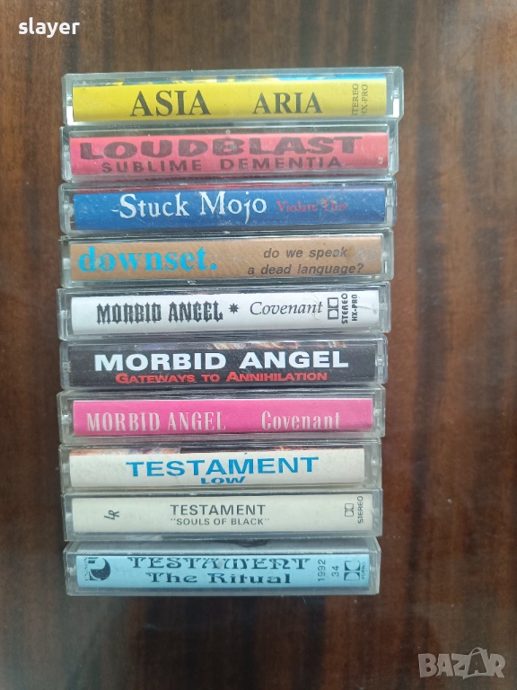 Лот аудио касети Azia,Trstament,Morbid Angel,Stuck, снимка 1