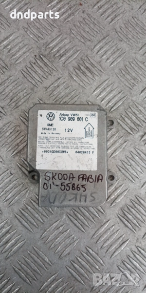 Airbag модул Skoda Fabia 2001г. 1C0909601C 5WK43126, снимка 1