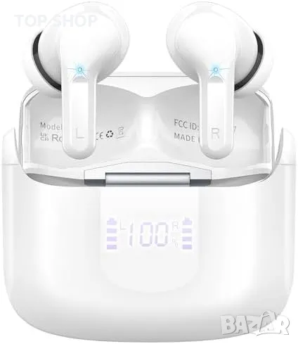 Нови Безжични слушалки Bluetooth 5.3 USB-C/LED дисплей Водоустойчиви Подарък, снимка 1