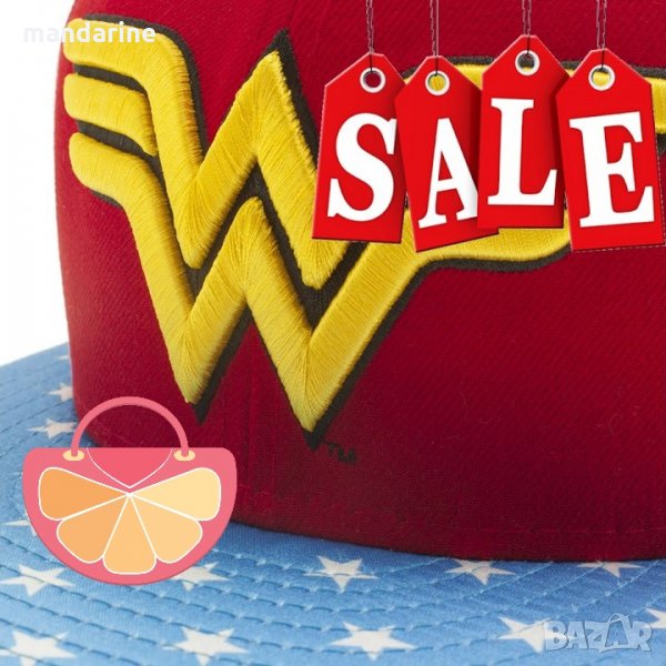 ПРОМО 🍊 NEW ERA 🍊 Оригинална шапка WONDER WOMAN размер: 7½ нова с етикети, снимка 1