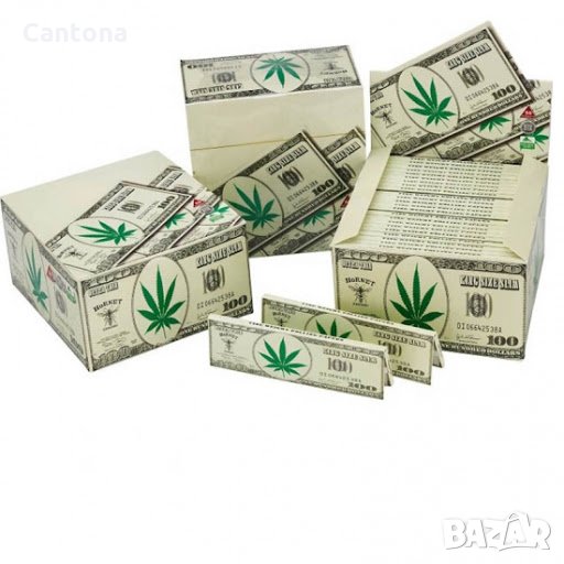 Хартийки за цигари Hornet Dolars King Size 108 mm,  1600 бр. , снимка 1