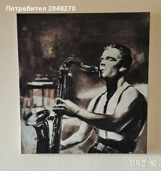 Голяма Картина 55×50 см.  /Sax and Sex /Колекция Красота за Вашия дом. , снимка 1