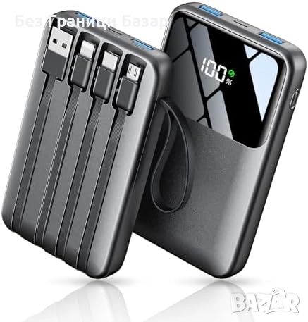 Нова външна батерия 27 000mAh Power Bank Type-C PD QC бързо зареждане, снимка 1