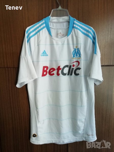 Olympique Marseille Adidas оригинална футболна тениска фланелка Олимпик Марсилия размер М 2010/2011, снимка 1