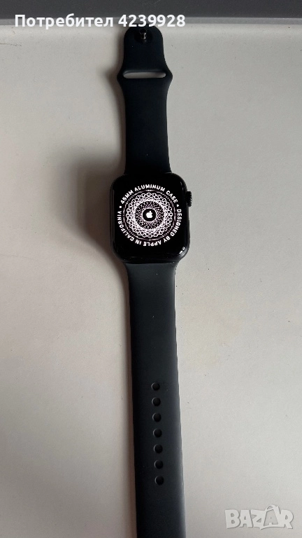 Apple Watch Series 9 GPS 45mm - заключен, за части, снимка 1