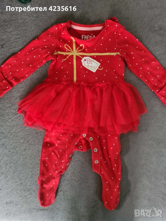 Бебешки Ромпер с тюлена пола, снимка 1