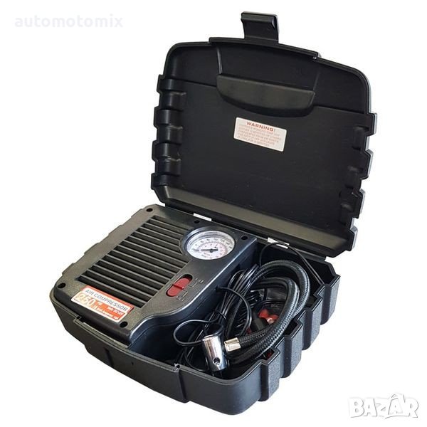 Компресор за гуми в куфар 12V - 26041, снимка 1