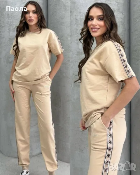 Дамски екип Guess с къс ръкав, снимка 1