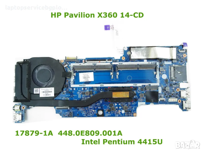 Дънна платка HP Pavilion X360 14-CD  17879-1A 448.0E809.001A   с Охлаждане и вентилатор, снимка 1