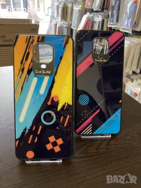 Xiaomi Redmi Note 9 Pro / Note 9S Силиконов кейс със стъклен гръб, снимка 1