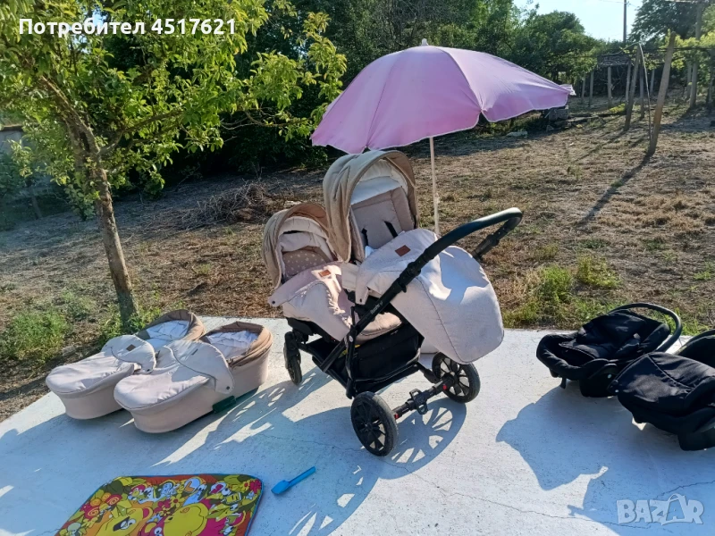 Количка за близнаци kunert, снимка 1