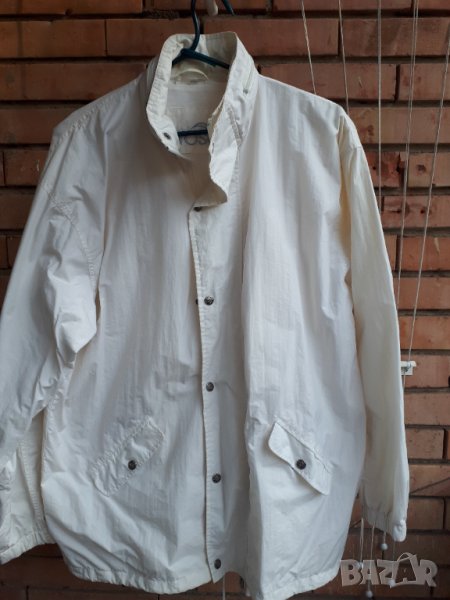 Бяло мъжко шушляково яке La Rose размер Л, снимка 1