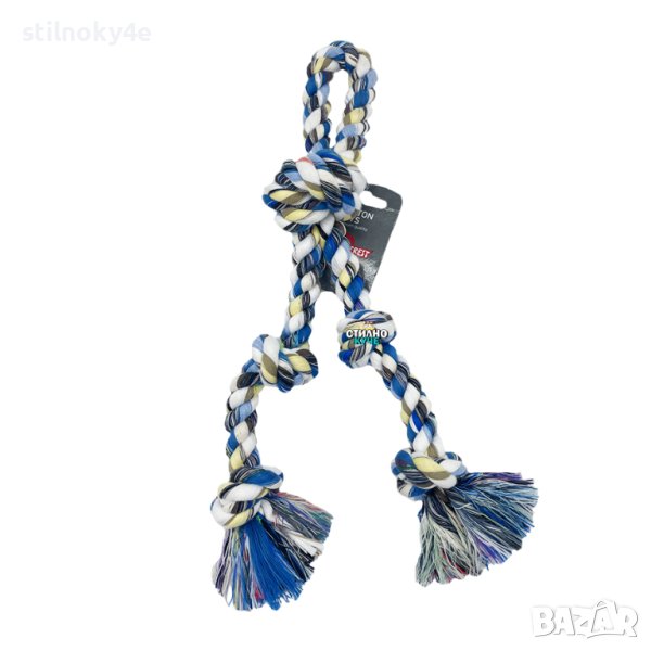 Ултра силно въже за куче Въжена кучешка играчка Въжени играчки за кучета Въжени кучешки играчки, снимка 1