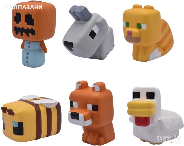 Антистрес Just Toys Games: Minecraft - Squishme (Series 3), асортимент, снимка 1