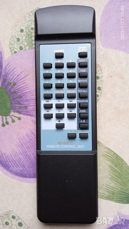 НОВО Marantz / Philips RC - 63 CD дистанционно player цд плеър сд плеар маранц филипс, снимка 1