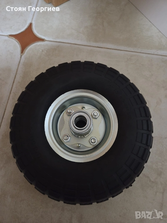 Чисто ново колело за транспортна количка 4,10/3,50-4, снимка 1