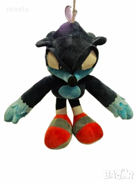 Играчка Супер Соник, Тип Анимационен герой,  Плюшен,  30 см, снимка 1