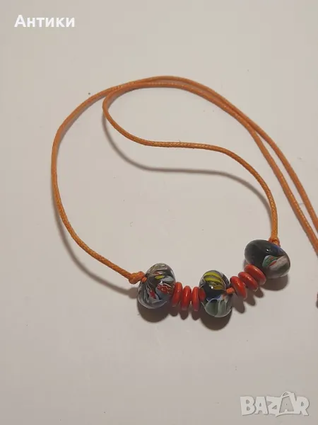 Колие стъкло Мурано, снимка 1