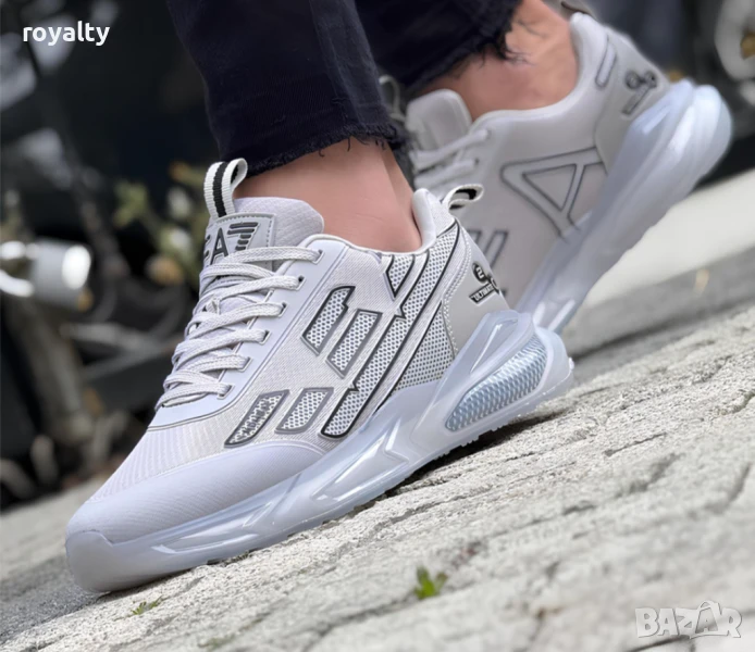 Emporio Armani 7 бели мъжки маратонки , снимка 1