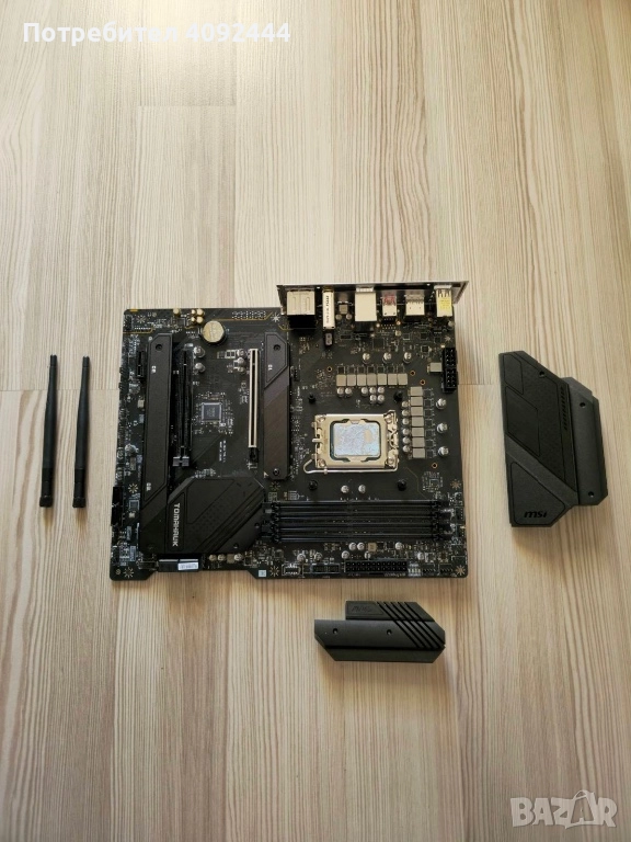 Процесор Intel Core i5-12600KF с  платка MSI MAG B660 TOMAHAWK DDR4, снимка 1