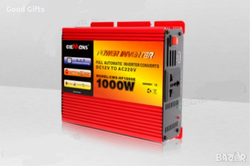 1000W Инвертор Преобразувател автомобил , камион, снимка 1