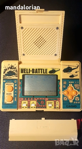 CASIO CG-370 HELI BATTLE - ELECTRONIC HANDHELD GAME RARE VINTAGE 1990 електроника игра , снимка 1