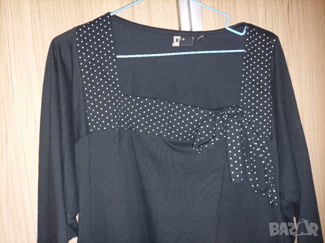 Макси памучна блуза, снимка 3 - Блузи с дълъг ръкав и пуловери - 40630093