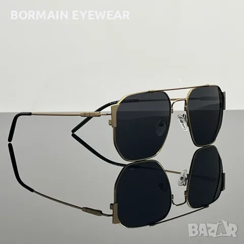 Слънчеви очила Bormain Belvedere Gold Aviator нови, поляризация UV400, снимка 6 - Слънчеви и диоптрични очила - 56208725