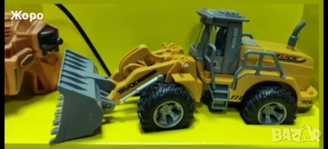 Детски багер с зареждащи се батерии с звук и светлина с дистанционно управление КН2627, снимка 5 - Коли, камиони, мотори, писти - 48005515