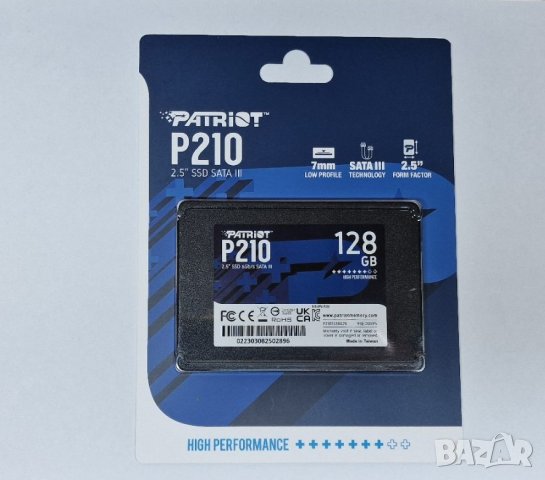 128GB SSD супер бърз диск Patriot 