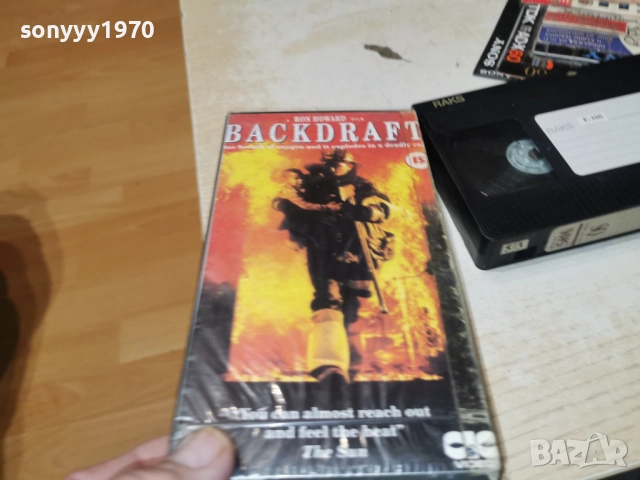 BACKDRAFT VHS 0101261836, снимка 7 - Други жанрове - 52949507