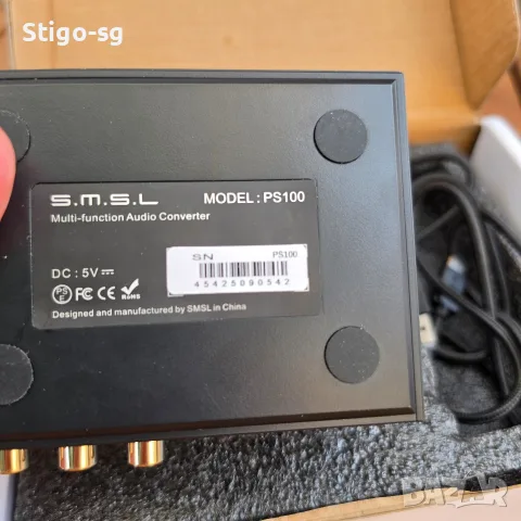 Мултифункционален DAC S.M.S.L PS100 – С Bluetooth, HDMI ARC, Оптичен и USB входове, снимка 3 - Ресийвъри, усилватели, смесителни пултове - 55942863