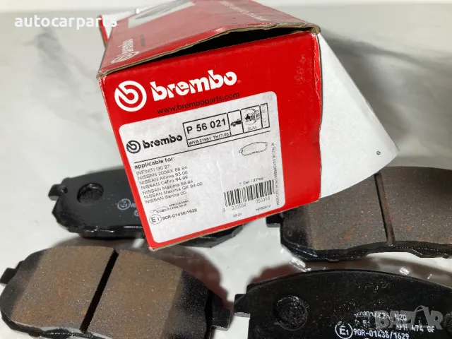 Спирачни накладки BREMBO за INFINITI I30, NISSAN Maxima, Altima, Cefiro, Sentra, 200 SX, снимка 3 - Части - 48402894