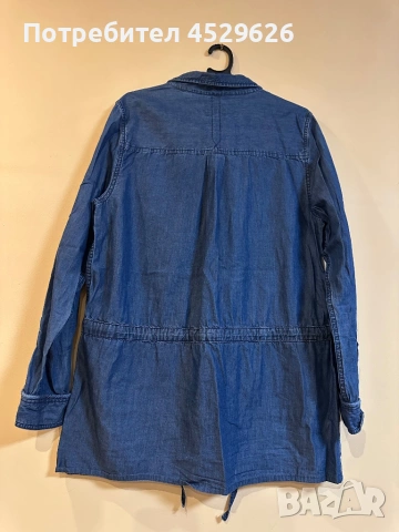 Дънково якенце -тънък деним , снимка 2 - Якета - 53235896