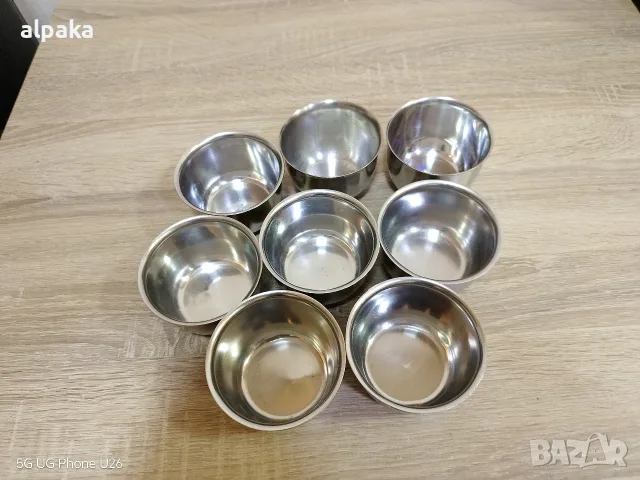 Продавам чашки алпака за крем карамел, снимка 2 - Прибори за хранене, готвене и сервиране - 45573589