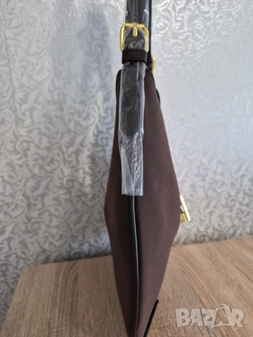 Луксозна чанта в тъмно кафяво, снимка 2 - Чанти - 54319495