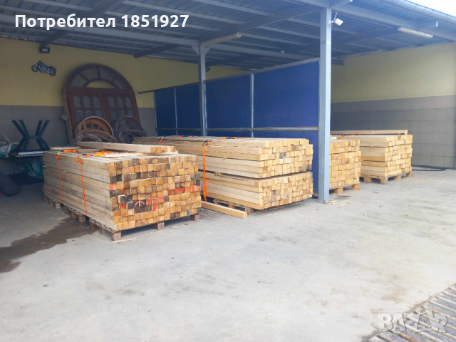 Дървен материял на изгодна цена област велико търново може и доставка най ниски цени  8х8/3м 12лв 8х, снимка 2 - Строителни материали - 44817405