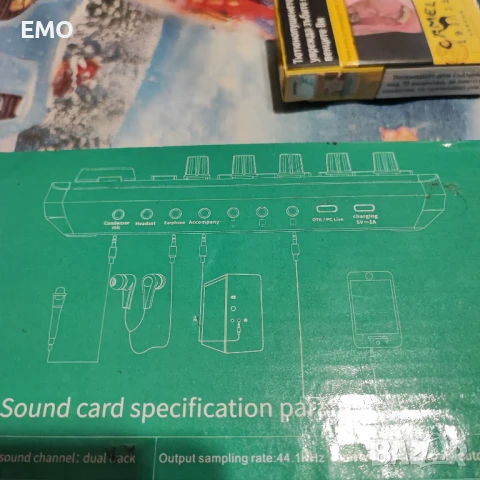Външна звукова карта, смесител, снимка 9 - Аудиосистеми - 51277713