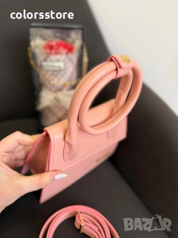 Розова чанта Jacouemus-IM67j, снимка 2 - Чанти - 54233497