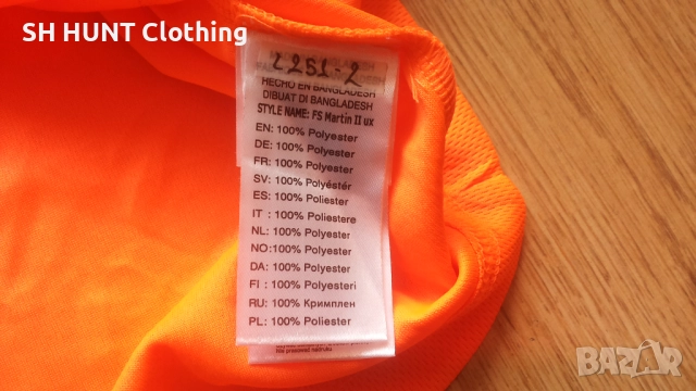 FRANK SHORTER DRY-PLUS Signal T-Shirt размер L за лов сигнална тениска - 1758, снимка 12 - Екипировка - 52888091