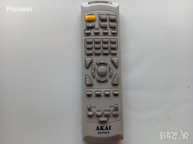 Akai DV-P3410 - дистанционно управление, снимка 1 - Ресийвъри, усилватели, смесителни пултове - 31290804