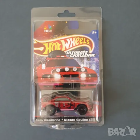 Hot Wheels количка Ultimate Challenge Nissan Skyline R33 Off-Road червен, снимка 7 - Колекции - 49038795